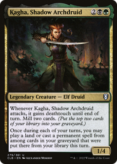 Kagha, Shadow Archdruid [Commander Legends: Battle for Baldur's Gate]-1