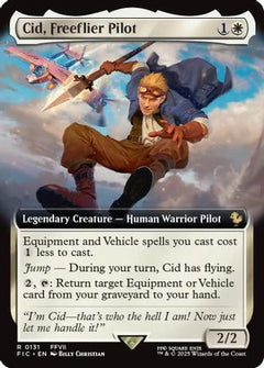Cid, Freeflier Pilot (Extended Art) [FINAL FANTASY Commander]-1