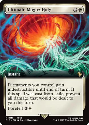 Ultimate Magic: Holy (Extended Art) (FIC-110) - Commander: FINAL FANTASY-1