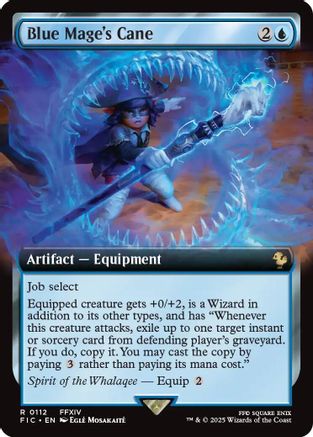Blue Mage's Cane (Extended Art) [FINAL FANTASY Commander]-1