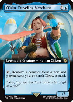 O'aka, Traveling Merchant (Extended Art) [FINAL FANTASY Commander]-1