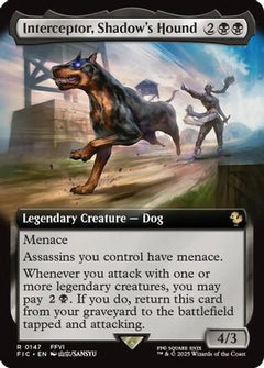 Interceptor, Shadow's Hound (Extended Art) [FINAL FANTASY Commander]-1