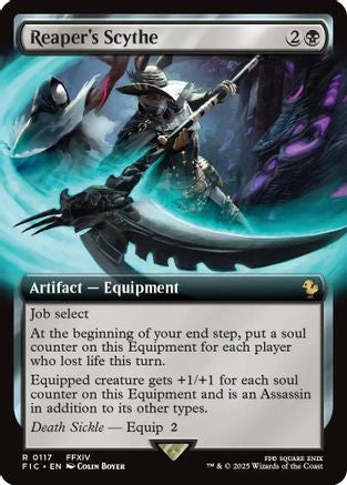 Reaper's Scythe (Extended Art) [FINAL FANTASY Commander]-1