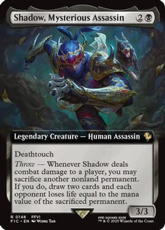 Shadow, Mysterious Assassin (Extended Art) [FINAL FANTASY Commander]-1