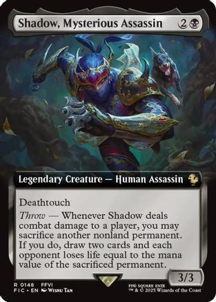 Shadow, Mysterious Assassin (Extended Art) [FINAL FANTASY Commander]-1