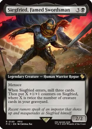 Siegfried, Famed Swordsman (Extended Art) [FINAL FANTASY Commander]-1