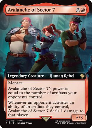 Avalanche of Sector 7 (Extended Art) [FINAL FANTASY Commander]-1