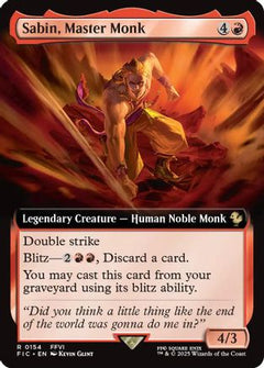 Sabin, Master Monk (Extended Art) [FINAL FANTASY Commander]-1