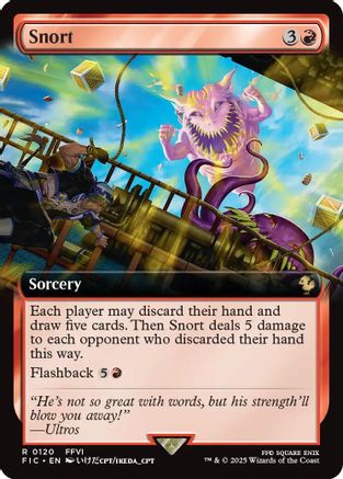 Snort (Extended Art) [FINAL FANTASY Commander]-1