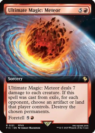 Ultimate Magic: Meteor (Extended Art) (FIC-121) - Commander: FINAL FANTASY-1