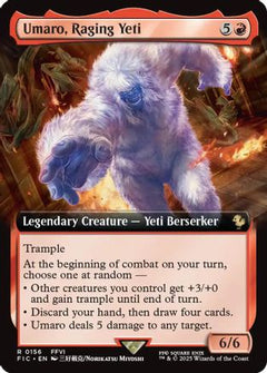 Umaro, Raging Yeti (Extended Art) (FIC-156) - Commander: FINAL FANTASY Foil-1