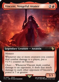 Vincent, Vengeful Atoner (Extended Art) (FIC-157) - Commander: FINAL FANTASY-1