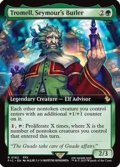 Tromell, Seymour's Butler (Extended Art) (FIC-162) - Commander: FINAL FANTASY Foil-1