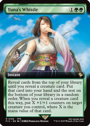 Yuna's Whistle (Extended Art) (FIC-126) - Commander: FINAL FANTASY Foil-1