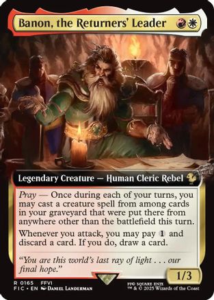 Banon, the Returners' Leader (Extended Art) [FINAL FANTASY Commander]-1