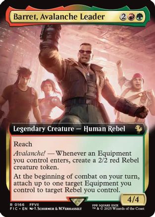 Barret, Avalanche Leader (Extended Art) [FINAL FANTASY Commander]-1