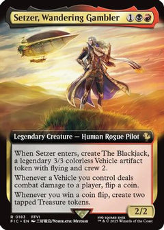 Setzer, Wandering Gambler (Extended Art) [FINAL FANTASY Commander]-1