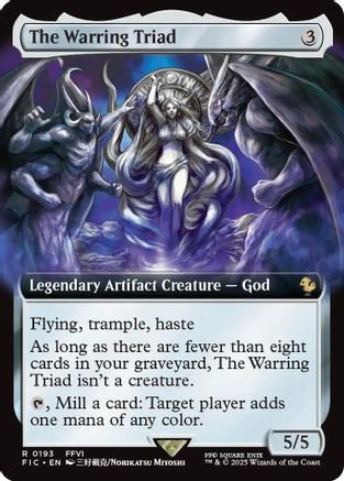 The Warring Triad (Extended Art) [FINAL FANTASY Commander]-1