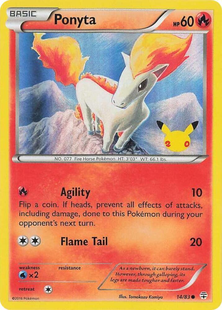 Ponyta (014/083) (UK Exclusive Promo) [Miscellaneous Cards]-1