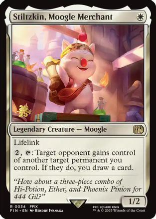 Stiltzkin, Moogle Merchant [FINAL FANTASY Prerelease Promo]-1