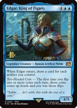 Edgar, King of Figaro [FINAL FANTASY Prerelease Promo]-1