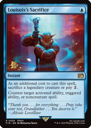 Louisoix's Sacrifice [FINAL FANTASY Prerelease Promo]-1