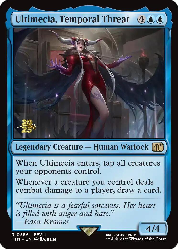 Ultimecia, Temporal Threat [FINAL FANTASY Prerelease Promo]-1