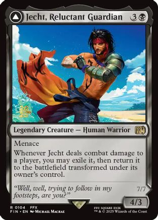 Jecht, Reluctant Guardian // Braska's Final Aeon [FINAL FANTASY Prerelease Promo]-1