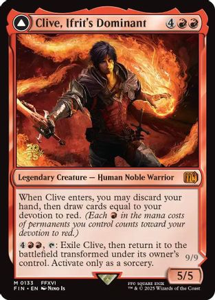 Clive, Ifrit's Dominant [FINAL FANTASY Prerelease Promo]-1