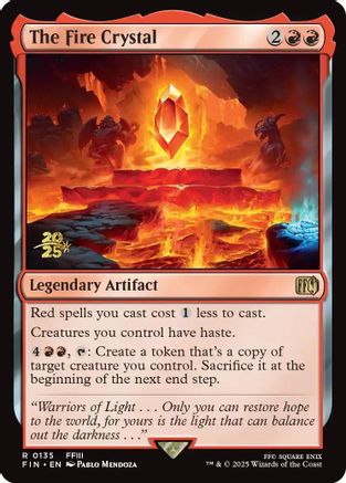 The Fire Crystal [FINAL FANTASY Prerelease Promo]-1