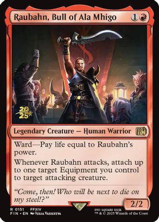 Raubahn, Bull of Ala Mhigo [FINAL FANTASY Prerelease Promo]-1