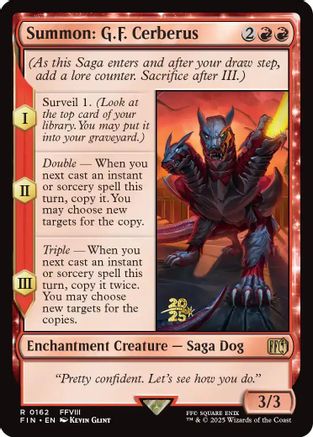 Summon: G.F. Cerberus [FINAL FANTASY Prerelease Promo]-1