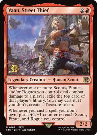 Vaan, Street Thief (PRE-168) - Prerelease Cards Foil-1