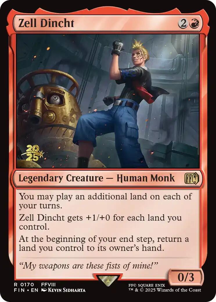Zell Dincht [FINAL FANTASY Prerelease Promo]-1