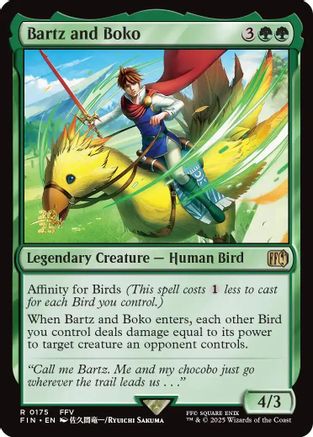 Bartz and Boko [FINAL FANTASY Prerelease Promo]-1