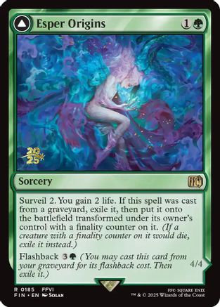 Esper Origins // Summon: Esper Maduin [FINAL FANTASY Prerelease Promo]-1