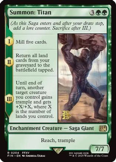 Summon: Titan [FINAL FANTASY Prerelease Promo]-1