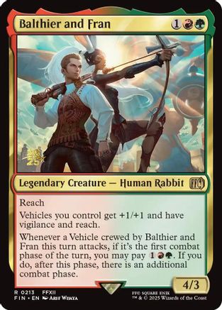 Balthier and Fran [FINAL FANTASY Prerelease Promo]-1