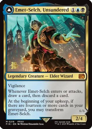 Emet-Selch, Unsundered // Hades, Sorcerer of Eld [FINAL FANTASY Prerelease Promo]-1