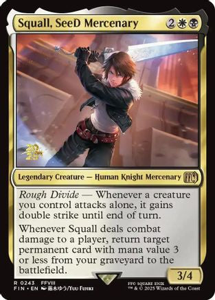 Squall, SeeD Mercenary [FINAL FANTASY Prerelease Promo]-1