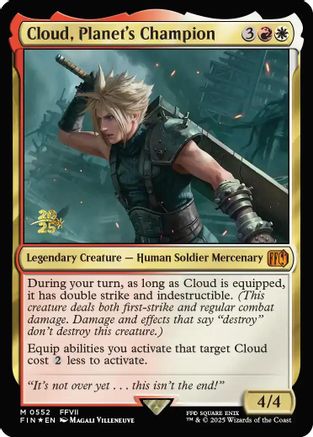 Cloud, Planet's Champion [FINAL FANTASY Prerelease Promo]-1
