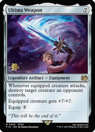Ultima Weapon (PRE-563) - Prerelease Cards Foil-1