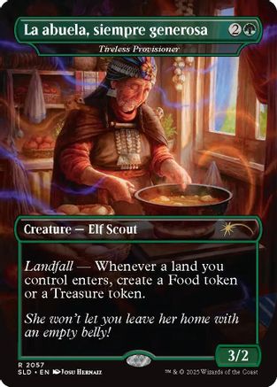 La abuela, siempre generosa - Tireless Provisioner [Secret Lair Drop Series]-1
