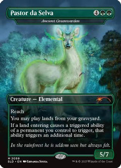 Pastor da Selva - Ancient Greenwarden [Secret Lair Drop Series]-1