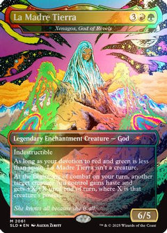 La Madre Tierra - Xenagos, God of Revels (Rainbow Foil) [Secret Lair Drop Series]-1