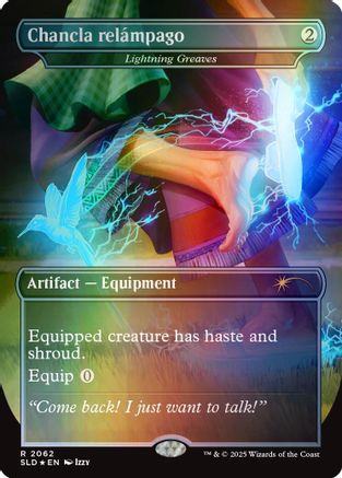 Chancla relampago - Lightning Greaves (Rainbow Foil) [Secret Lair Drop Series]-1