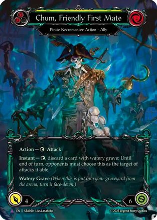 Chum, Friendly First Mate (Marvel Cold Foil) [SEA050] (High Seas)  Cold Foil-1