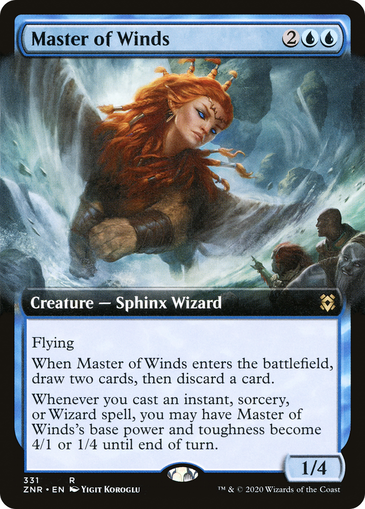 Master of Winds (Extended Art) [Zendikar Rising]-1