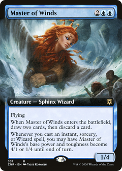 Master of Winds (Extended Art) [Zendikar Rising]-1
