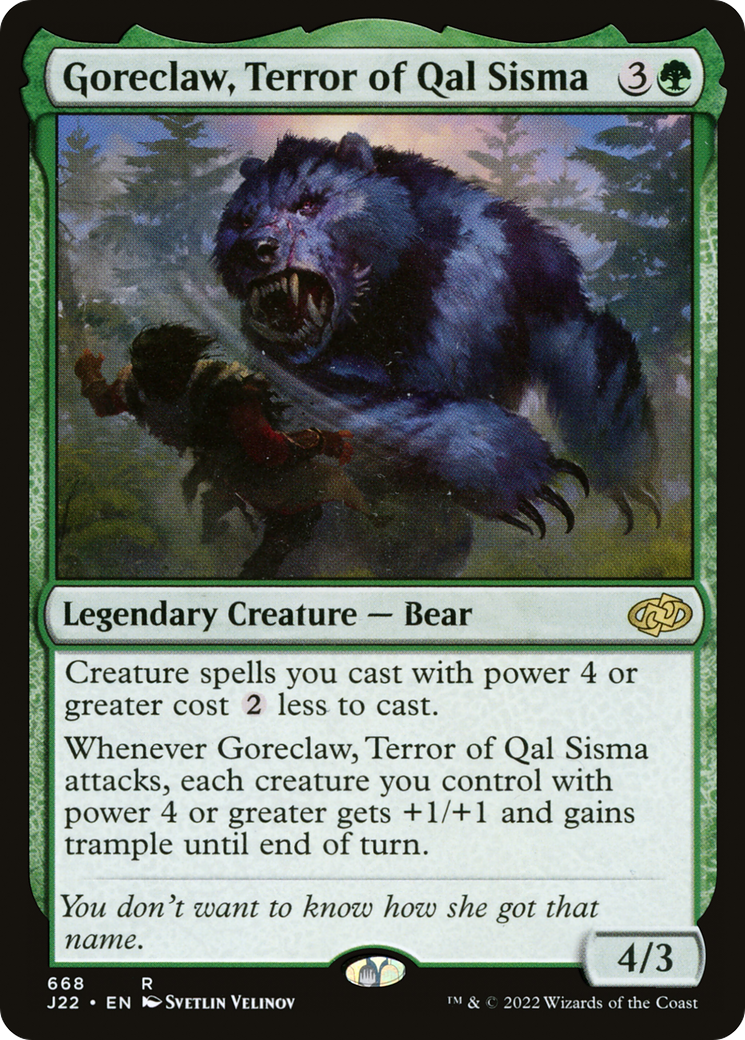 Goreclaw, Terror of Qal Sisma [Jumpstart 2022]-1
